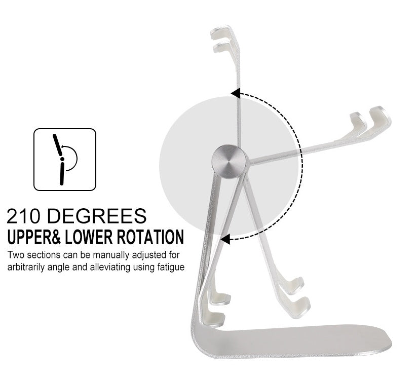 Elevate Your Viewing Experience with the Compatible Adjustable Tablet And Phone Desktop Stand Holder